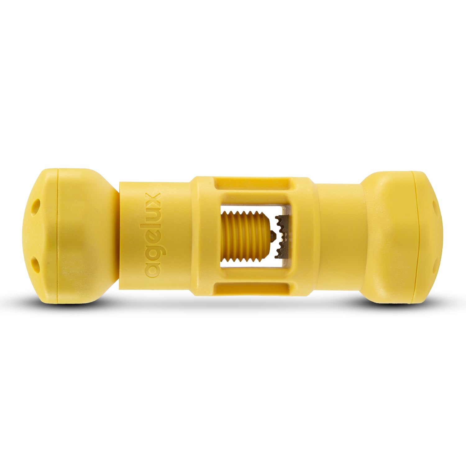 Bully Stick Holder for Dogs - Serrated Metal Chew Holder for Small, Medium, Large Dogs - Securely Holds Bully Sticks - 5.4 Inch Size