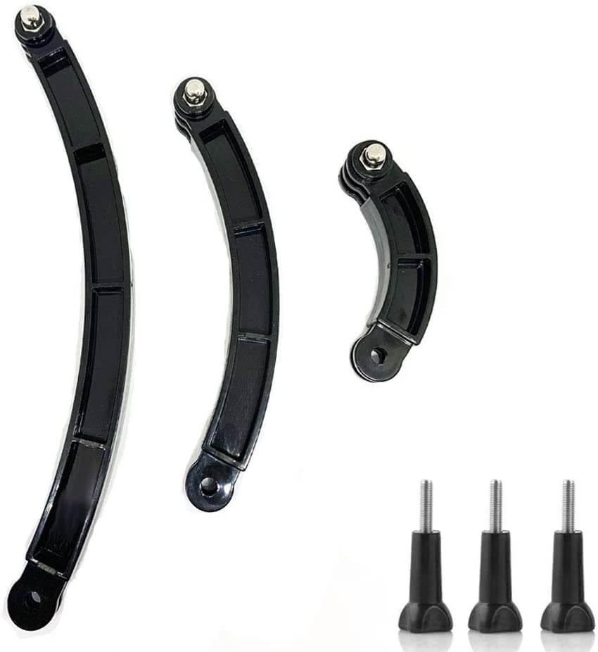 Curved Arced Extension Arms for GoPro Hero 11 Action Camera (7.5/13.5/19.5cm)