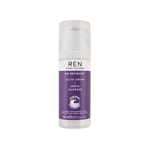 REN Clean Skincare - Crema juvenil Bio Retinoide - Crema natural para rostro y cuello sin irritación para pieles sensibles, vegana y libre de
