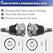 Zinc-Nickel Alloy Front Upper Suspension Ball Joint for Chevrolet Silverado 1500 GMC Tahoe Sierra Suburban Yukon Avalanche XL Cadillac Classic Escalade Express 2500 ESV EXT Savana K6540