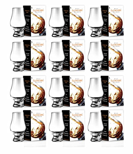 The WEE Glencairn Crystal Whiskey Glass, Miniature Whisky Tasting Glass, Set of 12