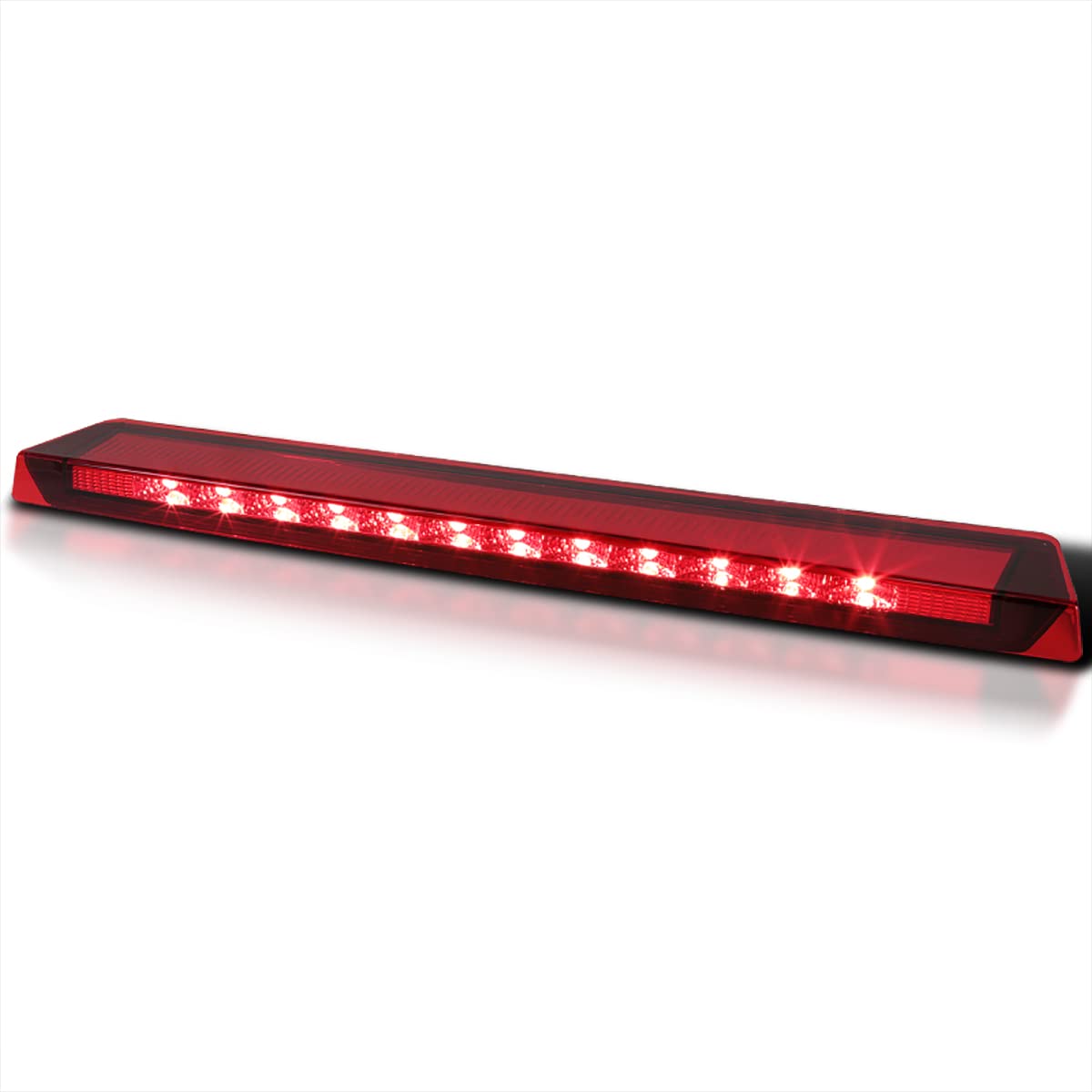 Spec-D Tuning LED Red 3rd Third Brake Light Center Trunk Compatible with 1999-2004 Ford Mustang Rear Lamp Assembly