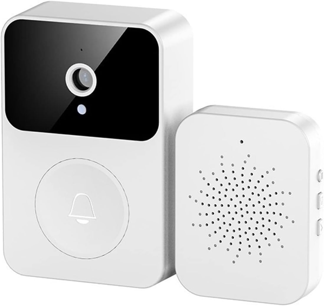 Timbre de Timbre con Pantalla inalámbrica Inteligente, Timbre de vídeo, cámara de visión Nocturna, Timbre de vídeo, monitoreo Interior, convertidor de Voz