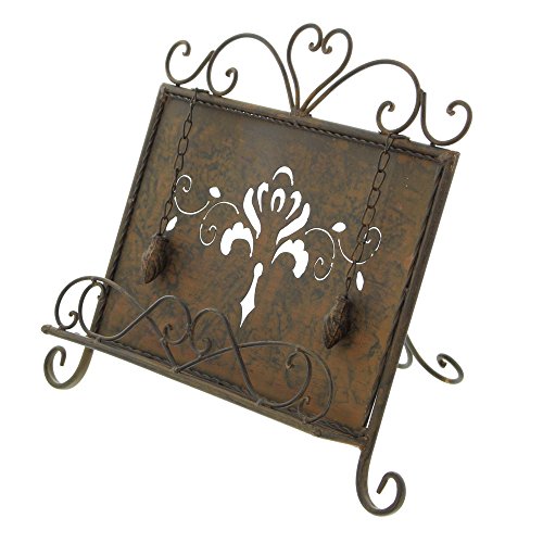 Frank Flechtwaren, 224257: Kochbuch-Ständer 'Haute Cuisine' aus Metall in...