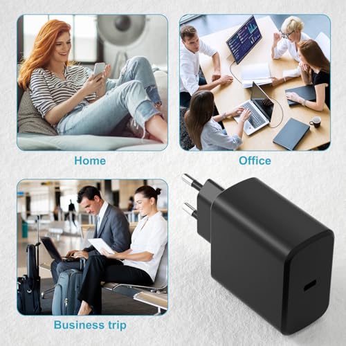 45W USB C Oplader met 2M Kabel voor Samsung Galaxy S25/S24 Ultra/S23+/S23 Ultra/S22/S21/Note20/A54/A53/Z Fold5/Flip5/Fold4/Flip4, Snelle USB C Oplader Plug Snelle USB C Oplaadadapter(2PACK-2M) - Afbeelding 8