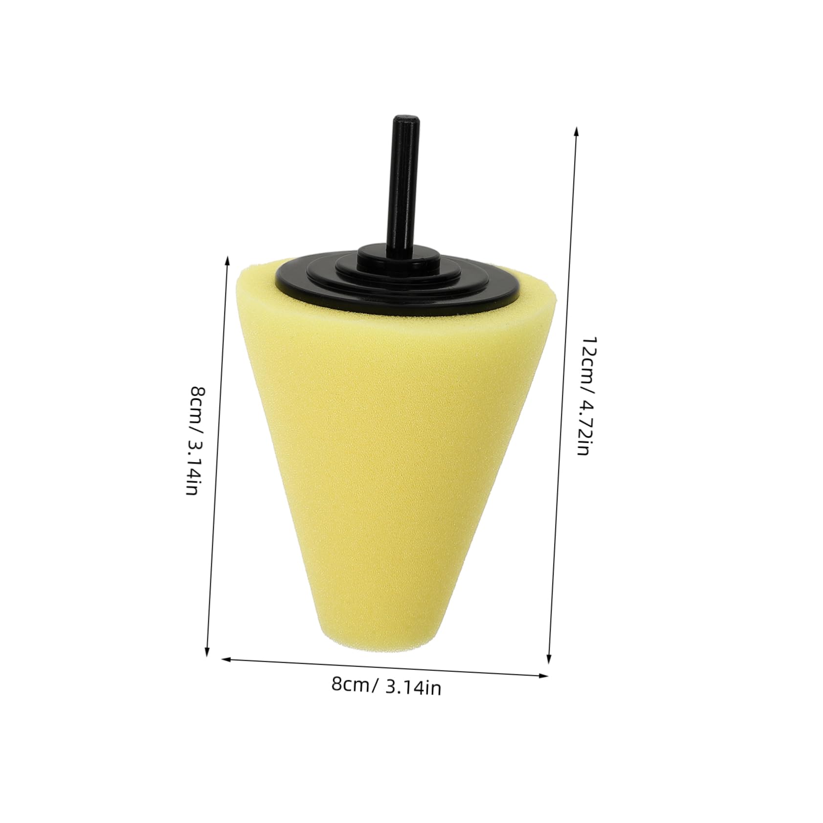Cabilock 6mm Handle Polishing Sponge Universal Buffing Wheel Drill Polishing Kit Automotive Wheel Hub Cleaning Scratch Removal