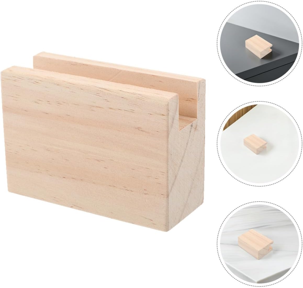 LIFKOME 4pcs Wooden Furniture Lift Risers for Sofa and Chair Legs, Sturdy and Reliable Bed Legs Risers with Easy Installation, for Home Office Furniture Height Extension