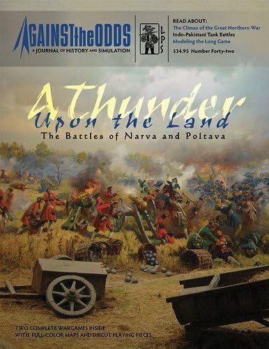 Against the Odds Magazine ATO 42, con Thunder Upon The Land, Las batallas de Narva y Poltava, juego de mesa