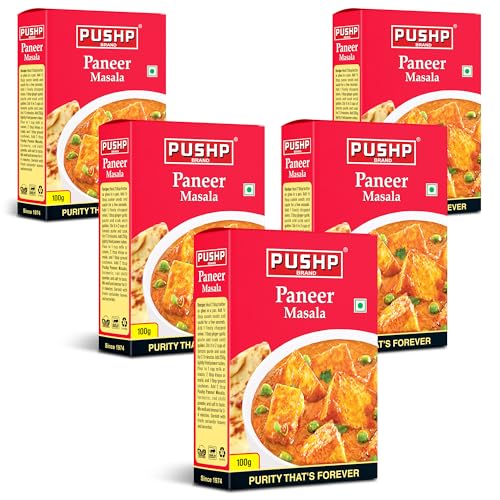 Image of Pushp Brand Paneer Masala Box (100g Pack of 5)