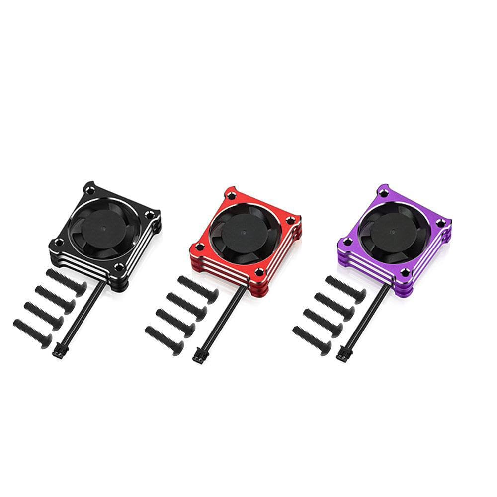 Metal High Speed HeatSink Cooling Fan 5-8V 22000rpm for 1/10 RC Drift Hobbywing XeRun XD10 PRO ESC Motor Accessories Repair Part(Black)