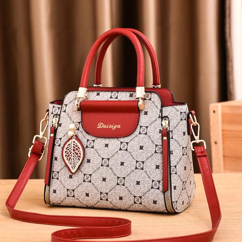 Image of CORIOS Elegant Handbag for Women PU Leather Shoulder Bag Ladies Crossbody Bag Fashion Messenger Bag Top-handle Bag
