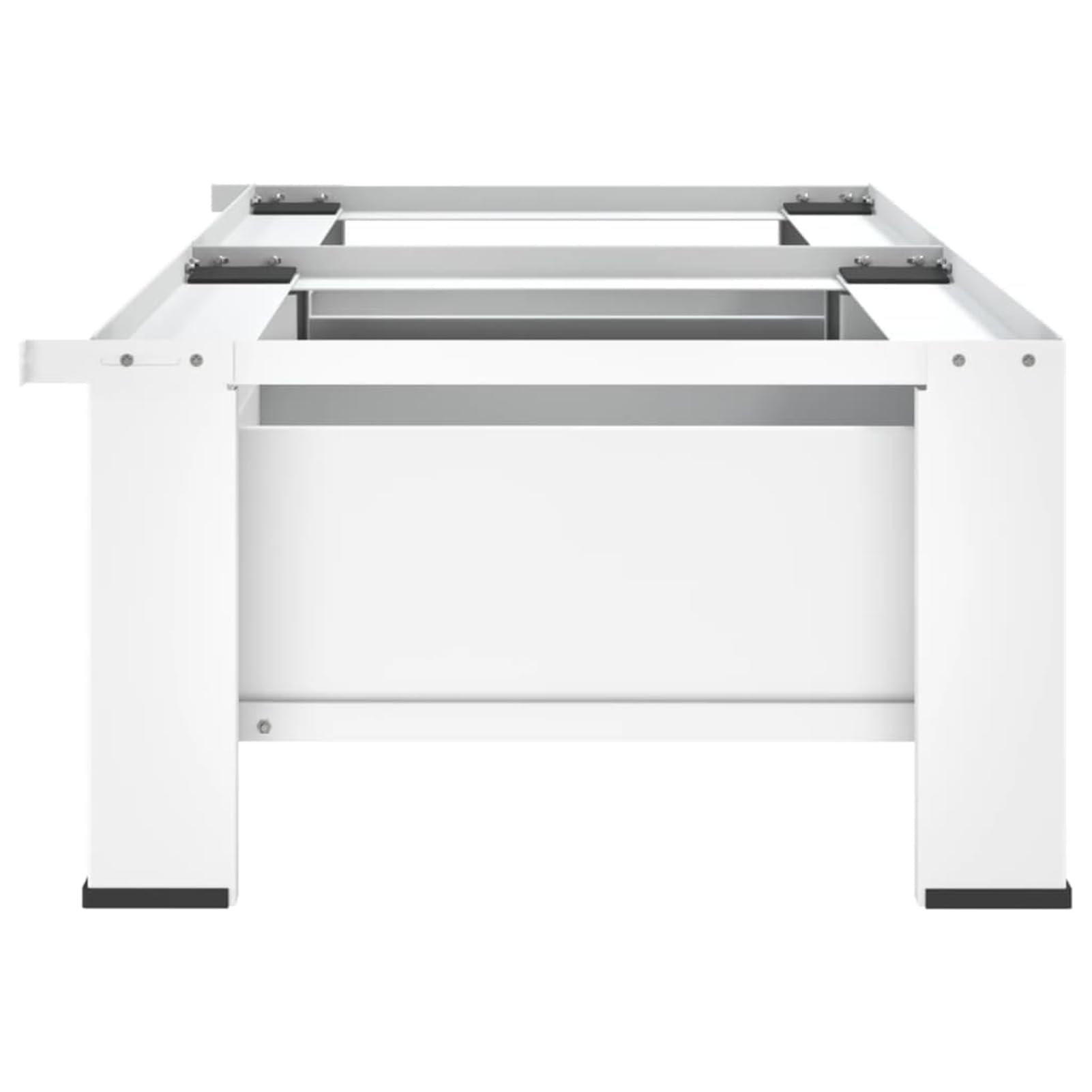 Tidyard Pedestal Doble para Lavadora y Secadora - Capacidad 200 kg, Blanco, Acero Modelo YFXLRZJ-51195ES
