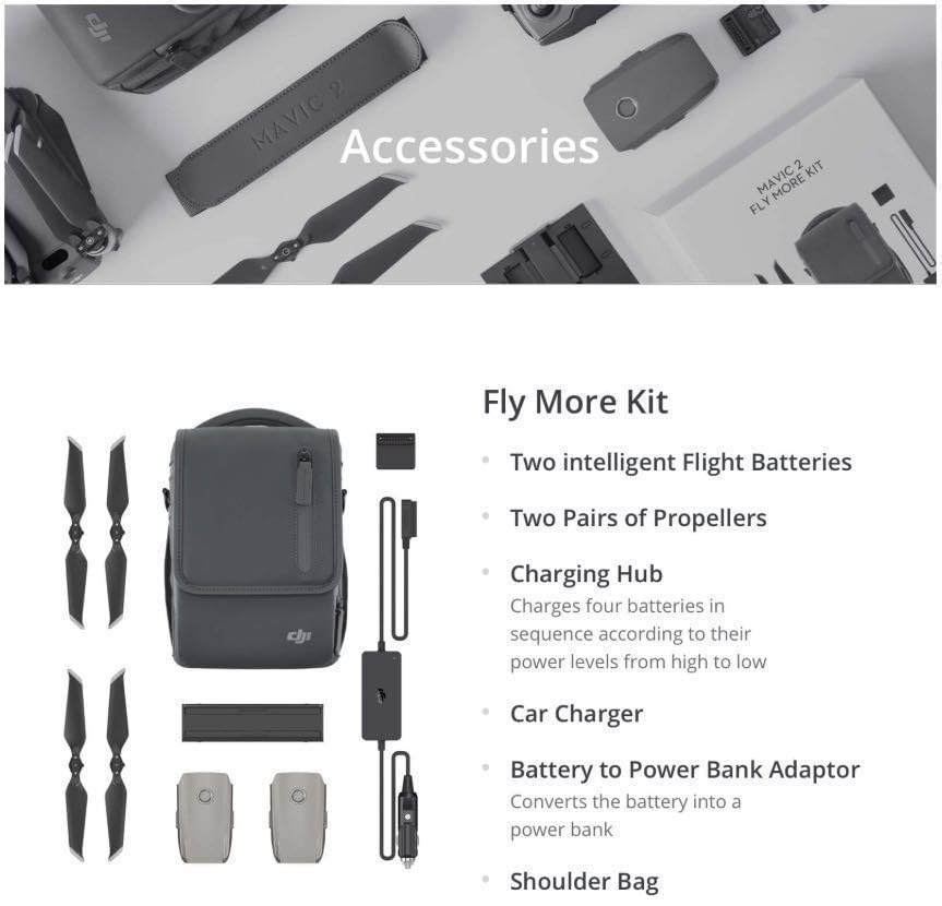 Mavic 2 Fly More Kit for Mavic 2 PRO & Mavic 2 Zoom/Enterprise  