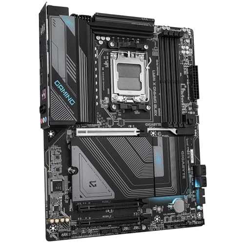 GIGABYTE Scheda Madre X870 GAMING X WIFI7 - Supporta CPU AMD Ryzen 9000, VRM a 16+2+2 fasi, fino a 8000MHz DDR5 (OC), 1xPCIe 5.0, Wi-Fi 7, LAN 2.5GbE, USB 4 - Scheda madre - Immagine 2