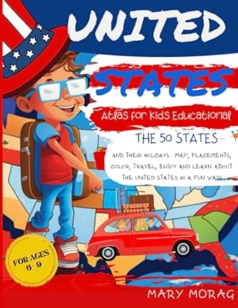 United States Atlas for Kids Educational - 51jncQtwiIL. SX342 SY445
