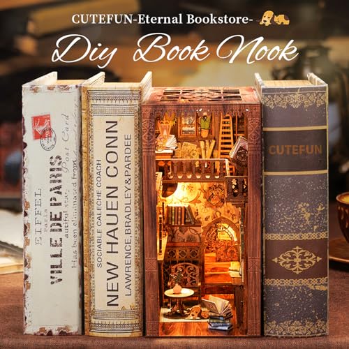 Cutefun Eternal Bookstore Book Nook Kit thumbnail 4