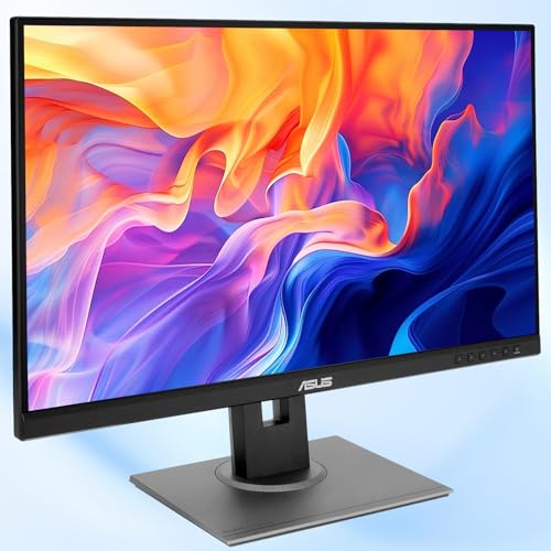 Image of ASUS ProArt 27 inch WQHD Monitor, IPS Display, 100% sRGB, Calman Verified, Ergonomic Stand | DisplayPort | HDMI | DVI-D Mini DP | USB Hub, Eye Care, Ergonomic Tilt Height Pivot Swivel Adjustable Stand