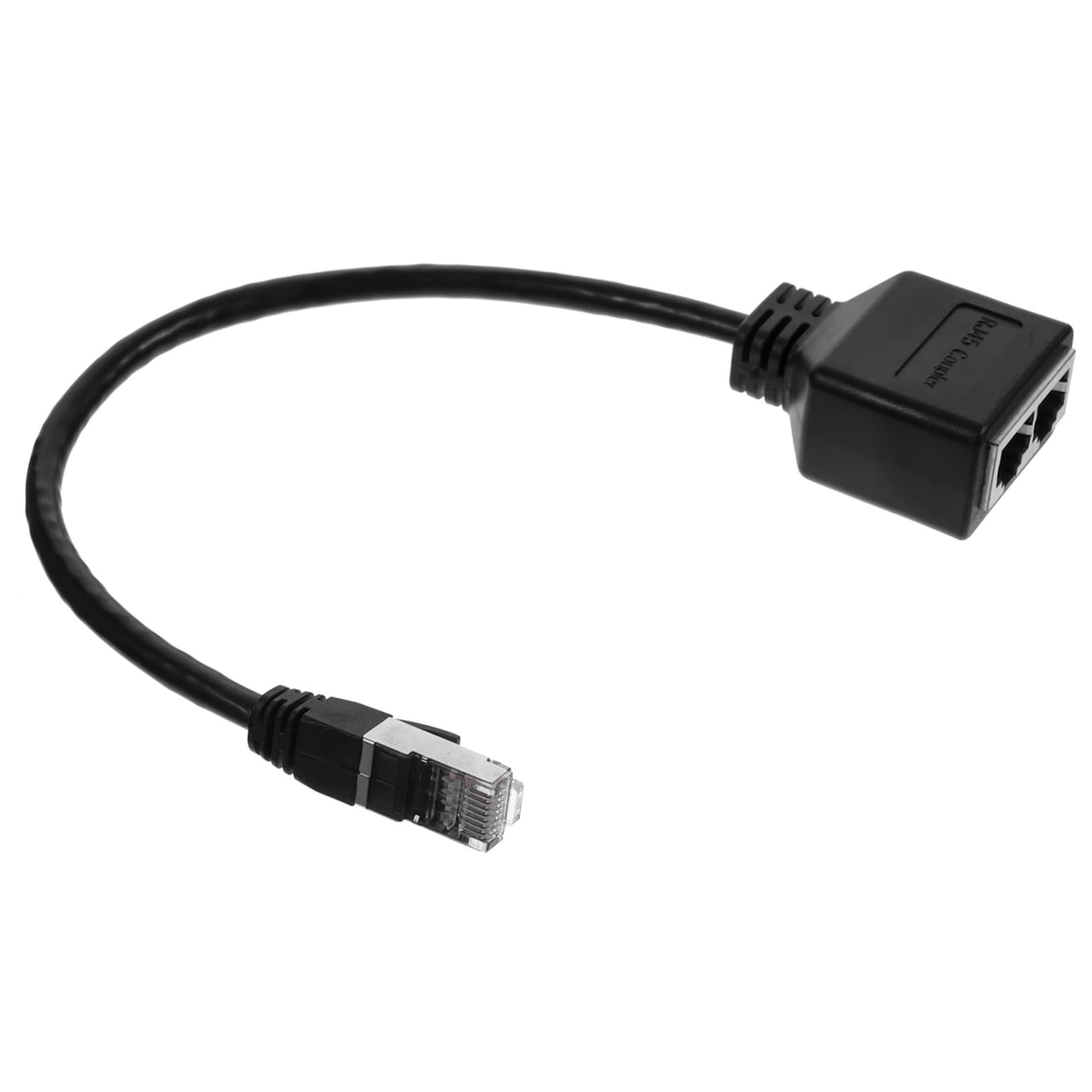 SWOOMEY Ethernet Splitter Male to Dual Female Adapter to Network Port Connector for Category Cables Easy Installation Performance for Gaming and Computers