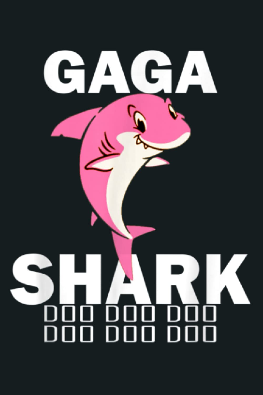 Gaga Shark Fathers Day Gift Idea For Gaga: notebook, notebook journal beautiful , simple, impressive,size 6x9 inches, 114 paperback pages