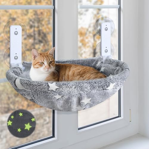 Cat Window Perch, Cat Hammock Glow in The Dark Stars,
