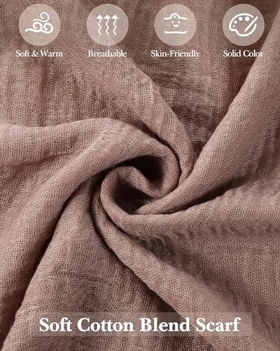 ramede 24 Pcs Women Hijab Scarfs Soft Scarf Shawl Lightweight Long Wraps for Whole Season, 24 Colors3