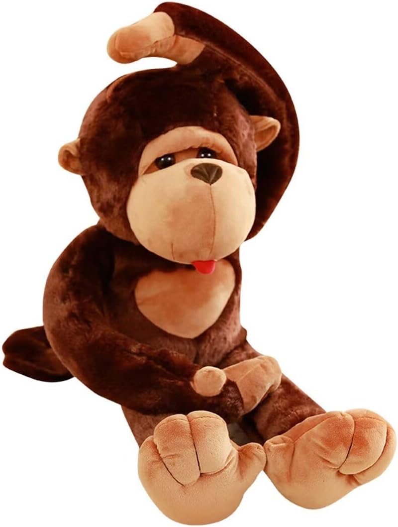Gorilla stuffed animals,huggable large gorilla plush doll,soft and fluffy plushies toy,bed sofa throw pillow