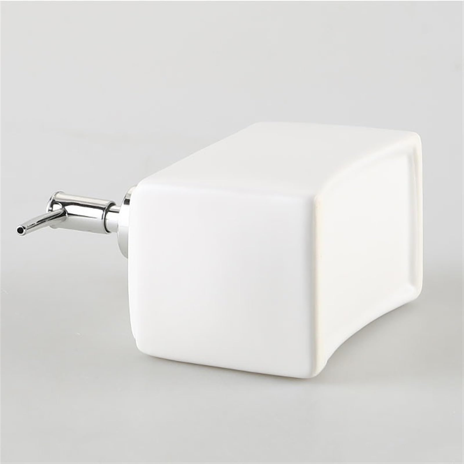 Dozownik mydła w płynie do kuchni biały dozownik mydła 600 ml duża pojemność pompa mydła ceramiczny dozownik mydła butelka (biała) łazienka dozownik mydła pompa