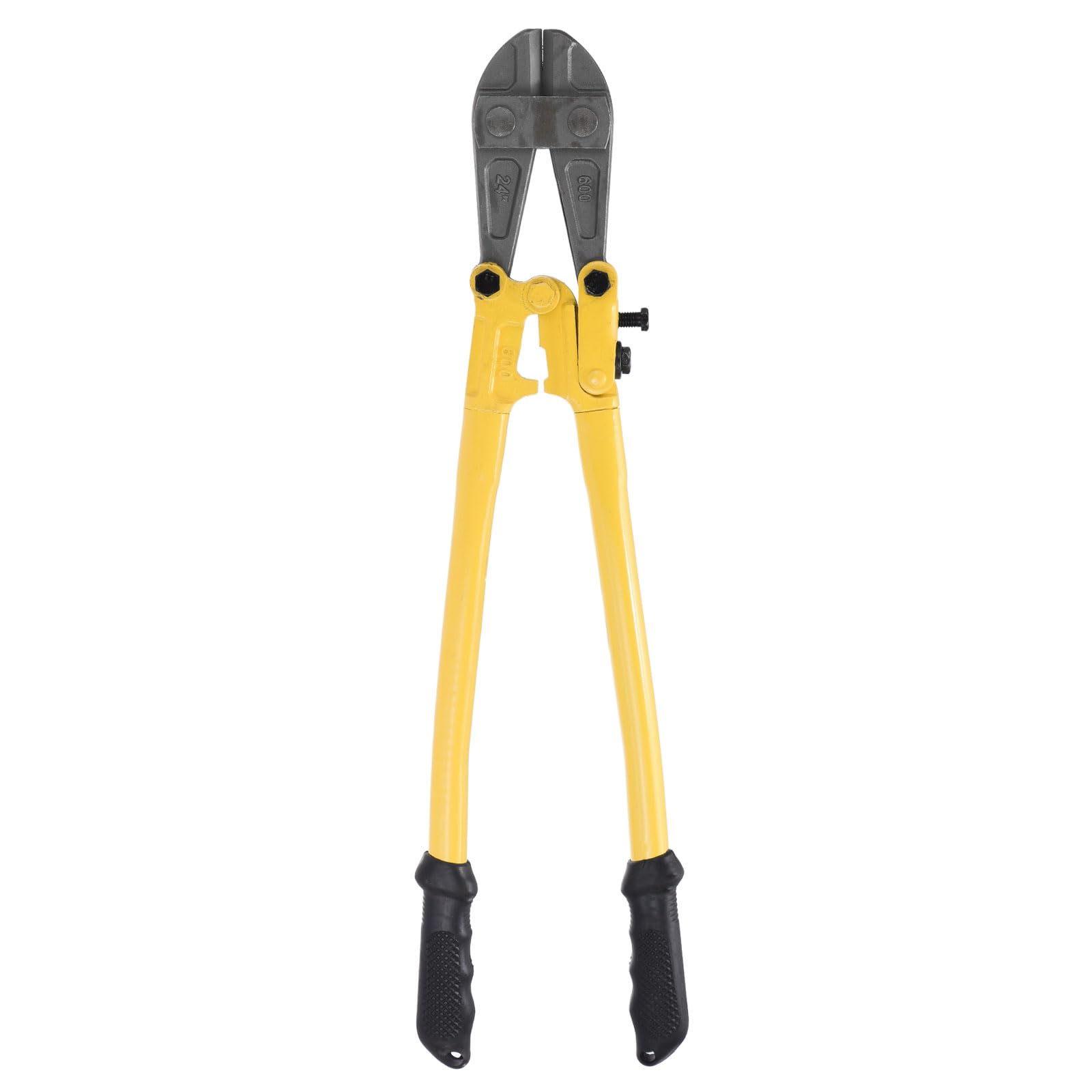 sourcing map Cortador de pernos resistente de 24 pulgadas, cortador de acero de aleación Cr-V, mango bimaterial para herramienta de corte de tornillos de valla de alambre