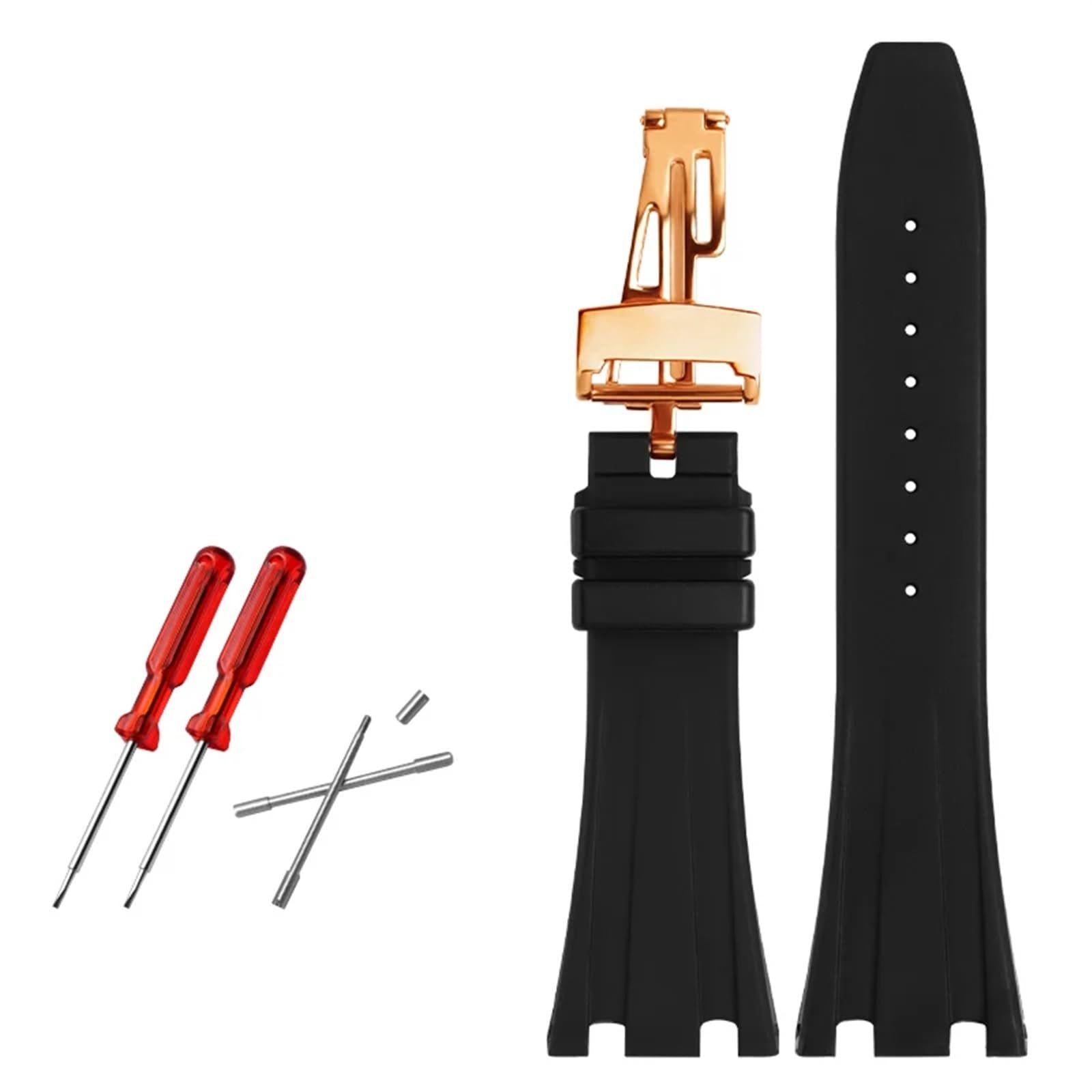 Bracelet caoutchouc 28mm de rechange pour boîtier AP 15703 - 8