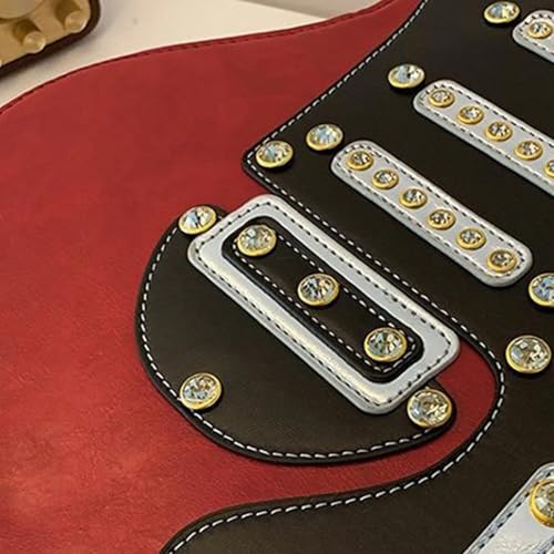 Sac bandoulière guitare zippé : grand fourre-tout léger pour le travail et le shopping