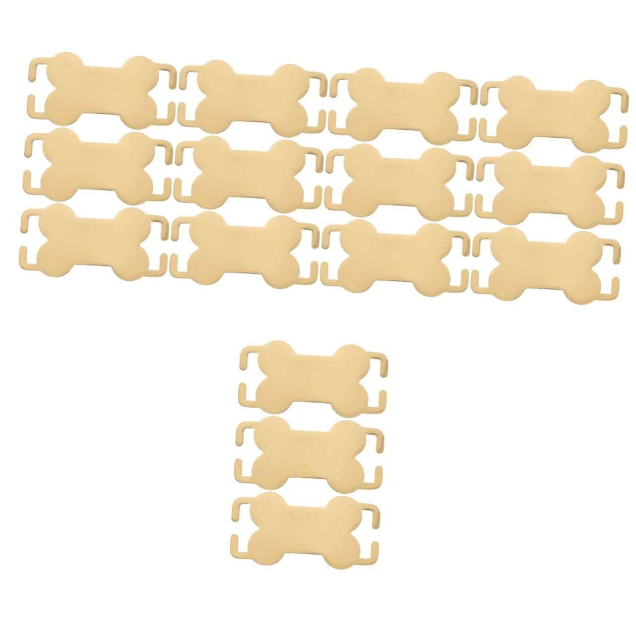 YARNOW Lot De 5 Médailles Didentification Personnalisées pour Chien en Acier Inoxydable avec Nom Et Numéro De Téléphone Gravés 3 Pièces X 5