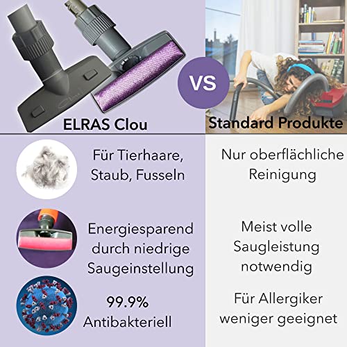 ELRAS Merlin v2 Tierhaarbürste