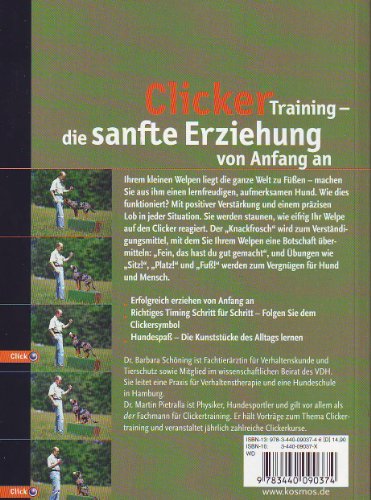 ClickerTraining für Welpen.