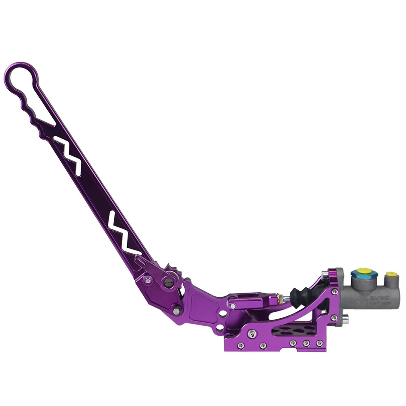 Uniwersalny samochodowy hydrauliczny hamulec ręczny, wyścigowy hamulec ręczny, dźwignia hamulca ręcznego do parkowania, pionowy/poziomy hamulec ręczny(PURPLE)