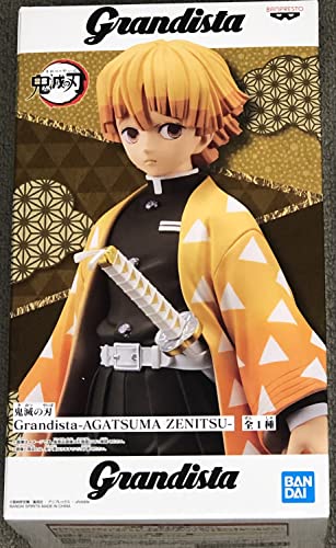 Banpresto- Demon Slayer- Figura Zenitsu Agatsuma Kimetsu no Yaiba - Multicolor 24cm - BP17740