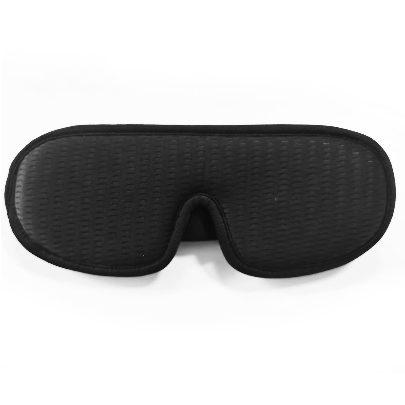 Eye Mask for Sleeping, 3D Contoured Blindfold for Sleeping, Eye Cover with Elastic Strap, Soft 3D Eye Mask Eye Cover for Eyelash Extensions with Adjustable Strap for Men and Women(M Black)