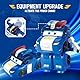 Super Wings Transformations-Flugzeug Supercharged Lucie, ca. 12,7 cm große Spiel-Figur für Kinder, Spielzeug-Flugzeug und Roboterfigur für 3+ Jahre Alten Jungen Mädchen, 5 in