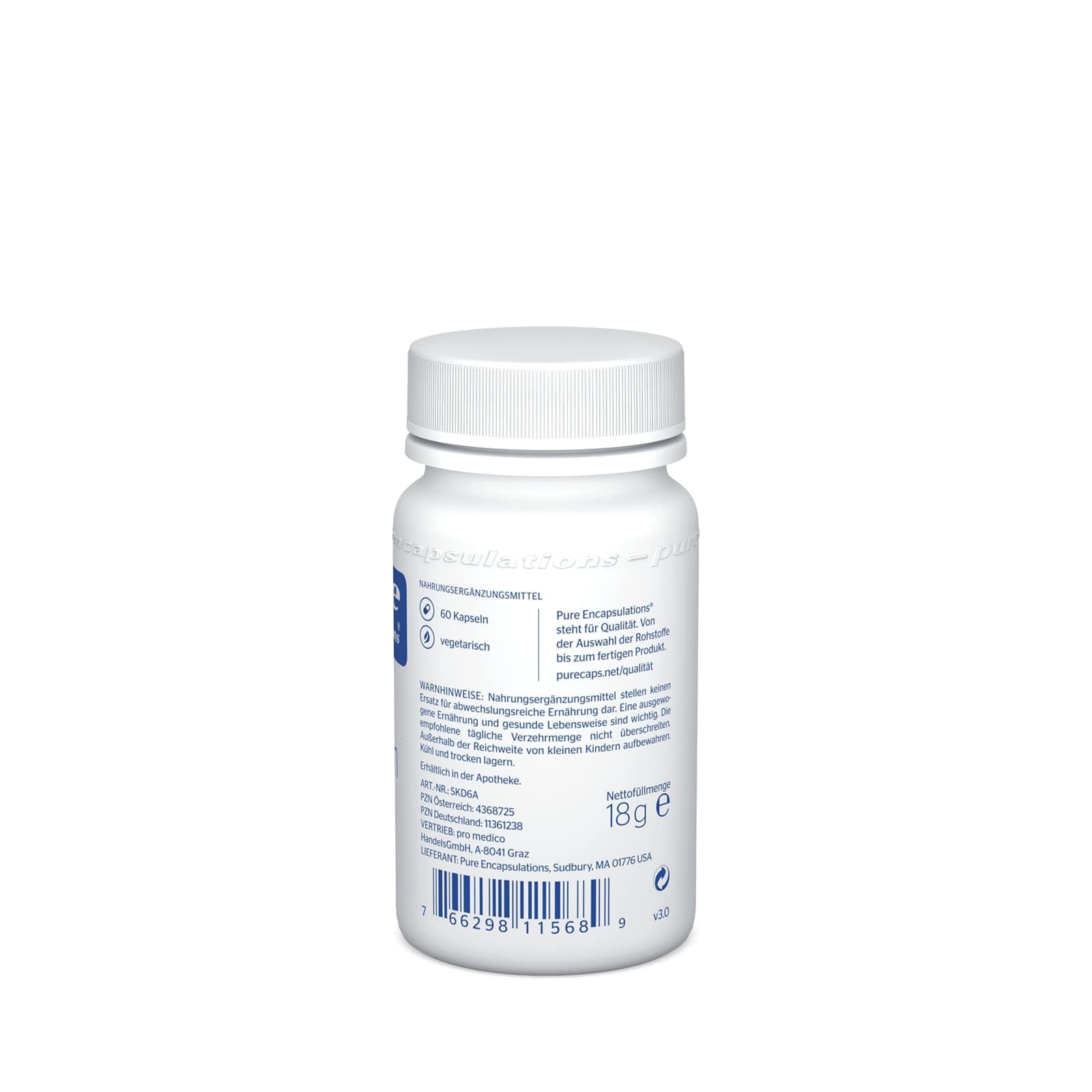 Pure Encapsulations - Vitamin K & D - Kombipräparat für Knochen und Blutgerinnung - 60 Vegetarische Kapseln