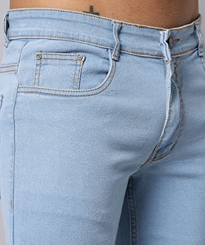 Image of STUDIO NEXX Men's Regular Fit Jeans|Stretchable Mid Rise Denim |Contrast Detailed Stitch