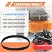High Quality Replacement Belt Compatible with Ridgid Compressor Belts - Fits OF60150HA OF60150HB OF60150HBT Models - 1Pcs Belt Included & Trustworthy Replace Belt Made for Ridgid Air Compressor Parts