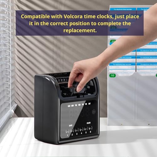 Cinta de tinta para reloj checador Volcora 2 unidades miniatura 4
