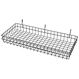 アイリスオーヤマ メッシュ パネル バスケット 大 MPA-BL ブラック