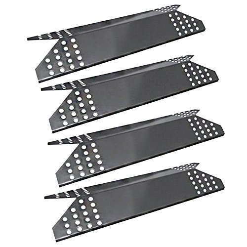 TSINY BBQ 90691 (4-pack) Porcelain Steel Heat Plate Replacement for Gas Grill Models Sams 720-0691A and Sams 730-0691A