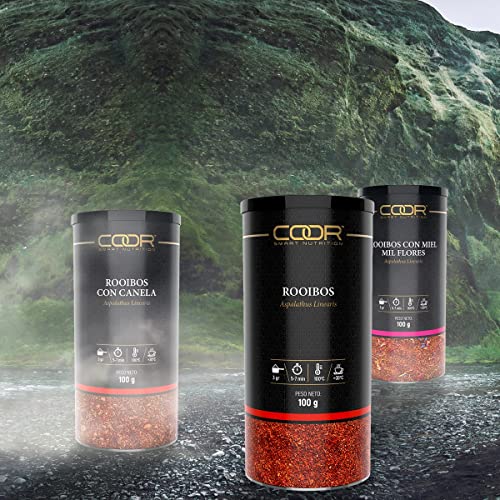 COOR - Té Rooibos - Formato de Bote de 100 g - Con Alto Poder Antioxidantes - Sin Teína y Sin Azúcares - Libre de… - Imagen 3