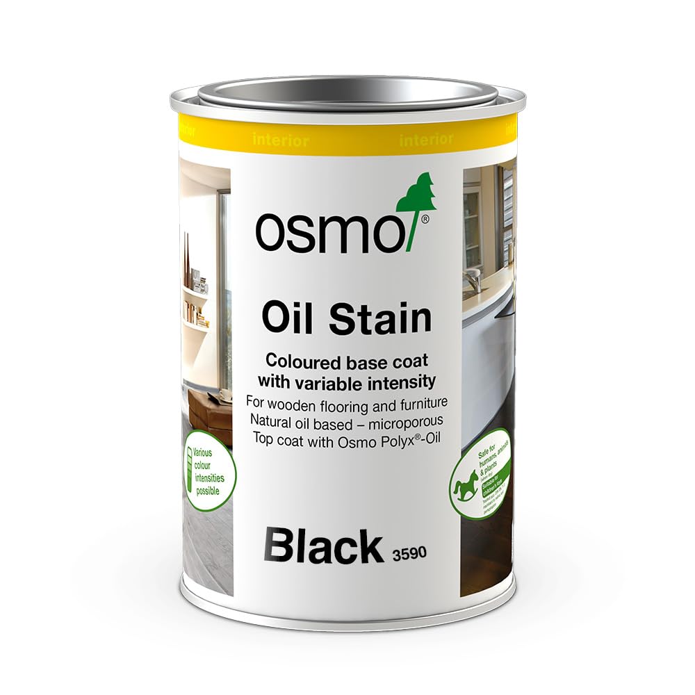 osmo Oil Stain (3590 - Black, 125ml)