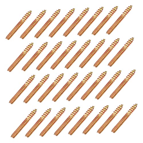 KICHOUSE Self-Tapping Screws 100pcs Set Carbon Steel Material Thread Screws for Home Office Furniture