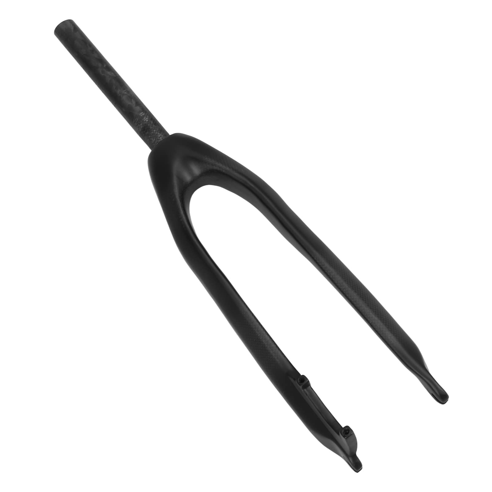 Qcwwy Forcella per Mountain Bike Rigida Assorbimento degli Urti Fibra di Carbonio Bella Forcella per Bici 24 Pollici per Accessori Bici (3K Opaco)