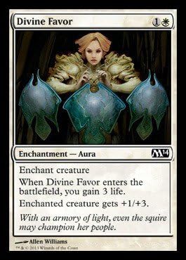 Magic The Gathering - Divine Favor - Magic 2014 - Foil
