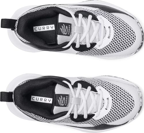 Under Armour - Unisex-Child Ps Curry 3Z 24 Shoes, Color White (100), Size: 11.5 M US Little Kid