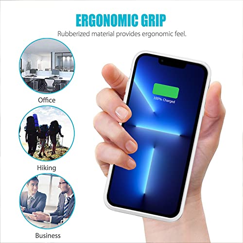 Battery Case For Iphone 13 Pro Max, 8500Mah Ultra-Slim Rechargeable Portable Charger Case Extended Battery Pack Compatible With Iphone 13 Pro Max (6.7 Inch) Wireless Charging Case With Carplay-Pink #TOP6